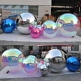 thumbnail image 4 of Iridescent Inflatable Mirror Ball Giant Sealed Mellitic Mirror Balloon Large PVC Shinny Disco Sphere For Wedding Nightclub Party Hanging Decoration, 4 of 8
