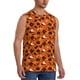 thumbnail image 2 of Fotbe Retro Halloween Men's Camiseta sin Mangas Estampada para Hombres, Playera Casual para Gimnasio, Entrenamiento, Playa-Large, 2 of 7