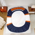 thumbnail image 5 of Homewish 4-Piece Queen Sheet Set, Cheer Team Dance, Ultra Soft Stripes Bedding, 5 of 7