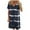 A4-Black, variant on Spring Dresses for Women 2023 Plus Size Short Sleeve Striped Knee Length Tshirt Work Dresses Midi Shift V Neck Sun Dresses Casual Orange 2XL