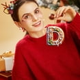 thumbnail image 3 of Adornos Navideños Colgantes con 26 Letras para Árbol de Navidad, Adornos Navideños Personalizados para Hacer Tú Mismo, Decoración Navideña, Decoración Colgante para Árbol de Navidad., 3 of 5