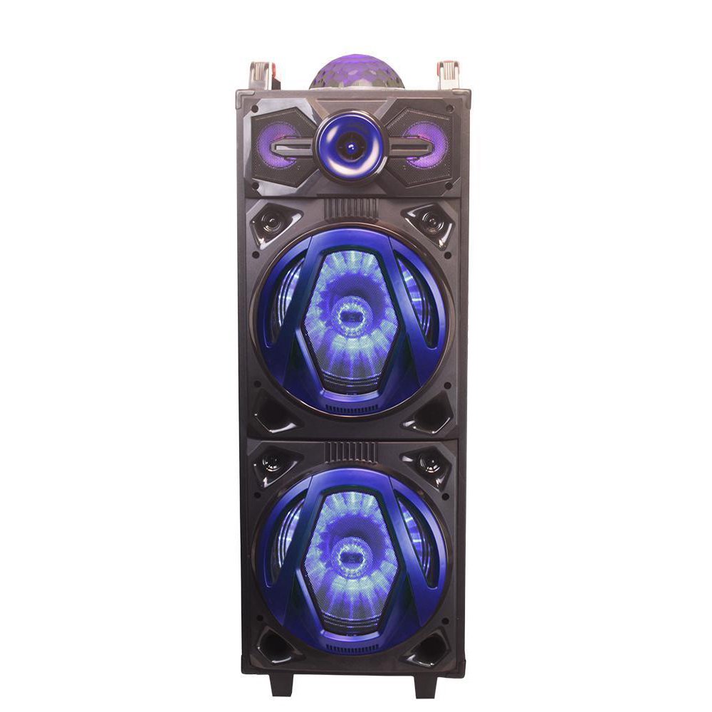 MPD210B Max Power Dual 10in DJ Speaker with Rechargeable Battery