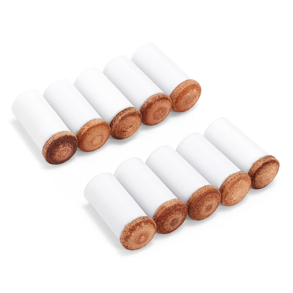 Aibecy 10PCS Pool Cue Tips Hard Cue Stick Ferrules Billiard Cue Head