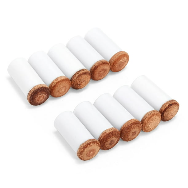 Aibecy 10PCS Pool Cue Tips Hard Cue Stick Ferrules Billiard Cue Head