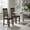 Rustic Brown, variant on Demi Bonn Kitchen Side Dining Chair Set of 2, Solid Rubber Wood Frame, Farmhouse Style, Rustic Brown