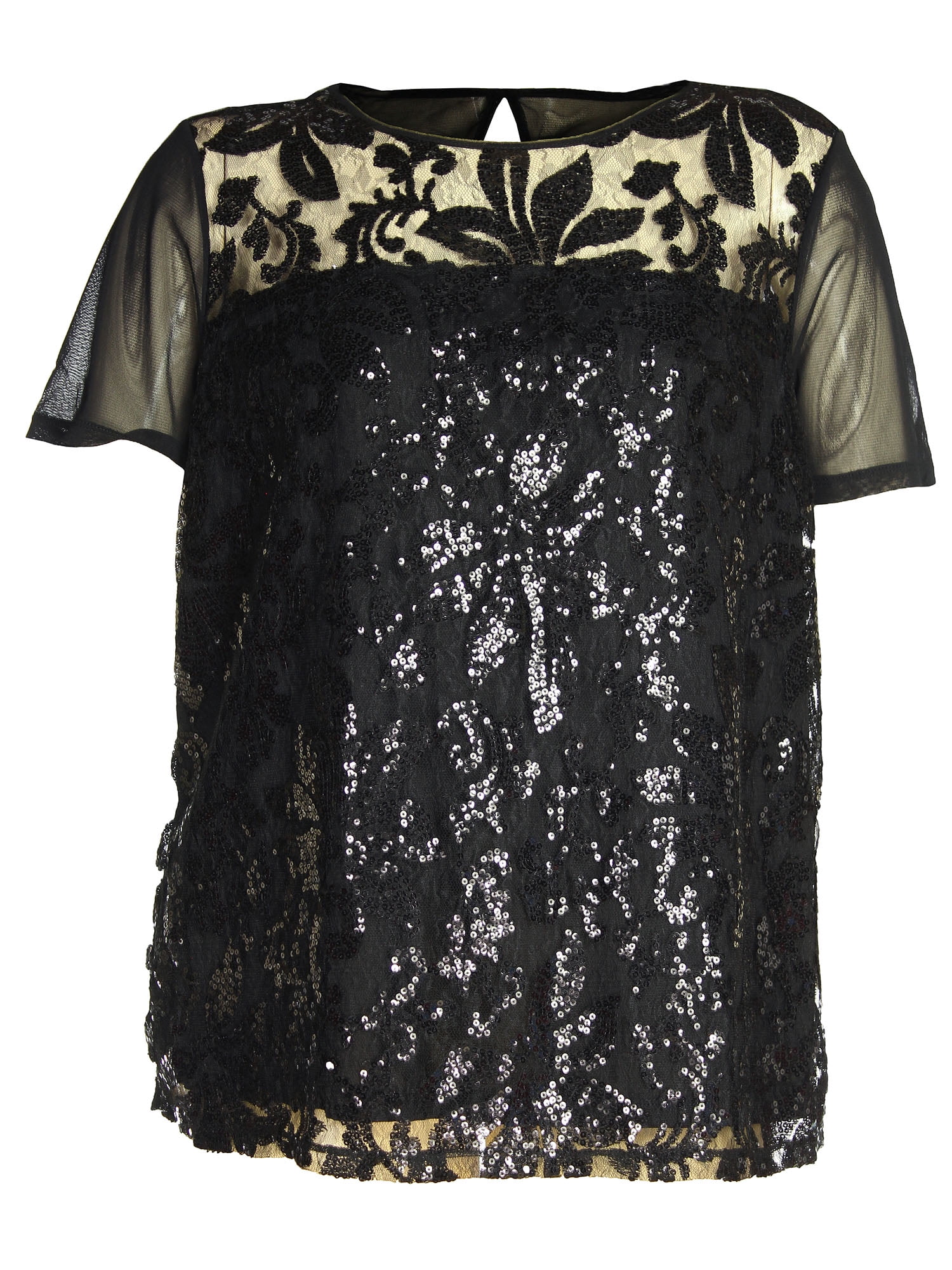 3x sequin top