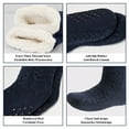 thumbnail image 4 of Men Slipper Fuzzy Grip Socks Fluffy Cozy Cabin Warm Winter Soft Thick Comfy Fleece Non Slip Home Socks, 4 of 6