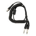 thumbnail image 3 of Cable adaptador de auriculares Mini XLR de 5 pines a GA Dual Plugs para David Clark Avcomm ASA para conector Dual GA PJ055 PJ068, 3 of 5
