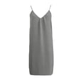 thumbnail image 4 of Afdoent Dresses For Women Design Sleeveless Open Back Loose Fit Casual Dress Robe Homewear Midi Dress Boho Beach Dress, 4 of 8