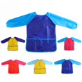 thumbnail image 1 of Ropa de pintura para niños, delantal de pintura para jardín de infantes, mono de comer de manga larga doble, babero, 1 of 5
