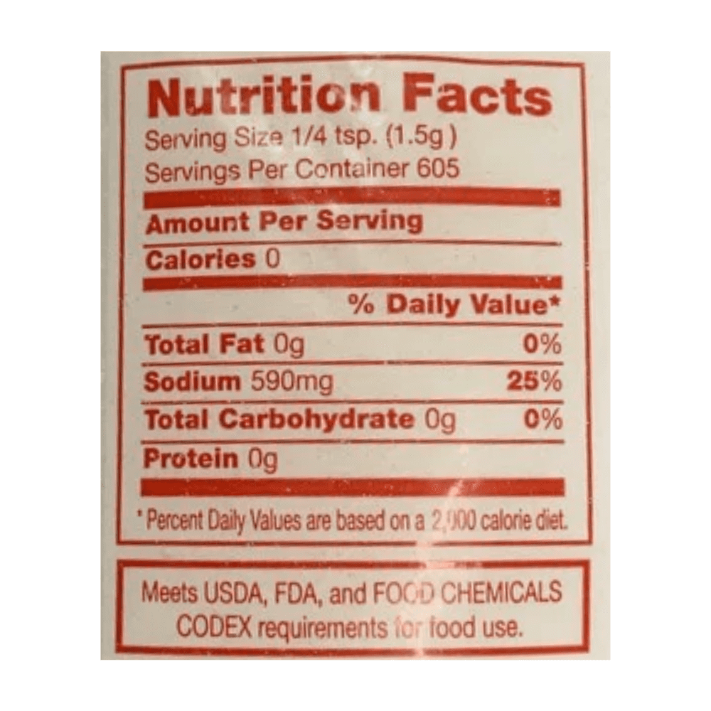 Pacific Brand Sea Salt, Medium Grains, 32 oz. Bag from Aloha Salt Co., No Allergen Statements Apply