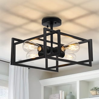 Semi Flush Mount Ceiling Light - 20 To 24 Inch / Ceiling Light Fixtu