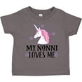 thumbnail image 3 of Inktastic My Nonni Loves Me Girl Unicorn Girls Toddler T-Shirt, 3 of 5