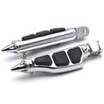 thumbnail image 2 of Krator Stiletto Motorcycle Foot Pegs Footrests Left+Right Compatible with Honda 750 Magna VF750C 1996-2004 Front, 2 of 3