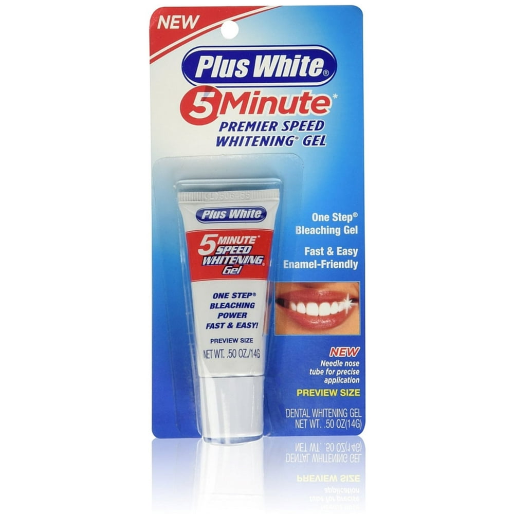 Plus White 5 Minute Premier Speed Whitening Gel 0.5 oz - Walmart.com ...