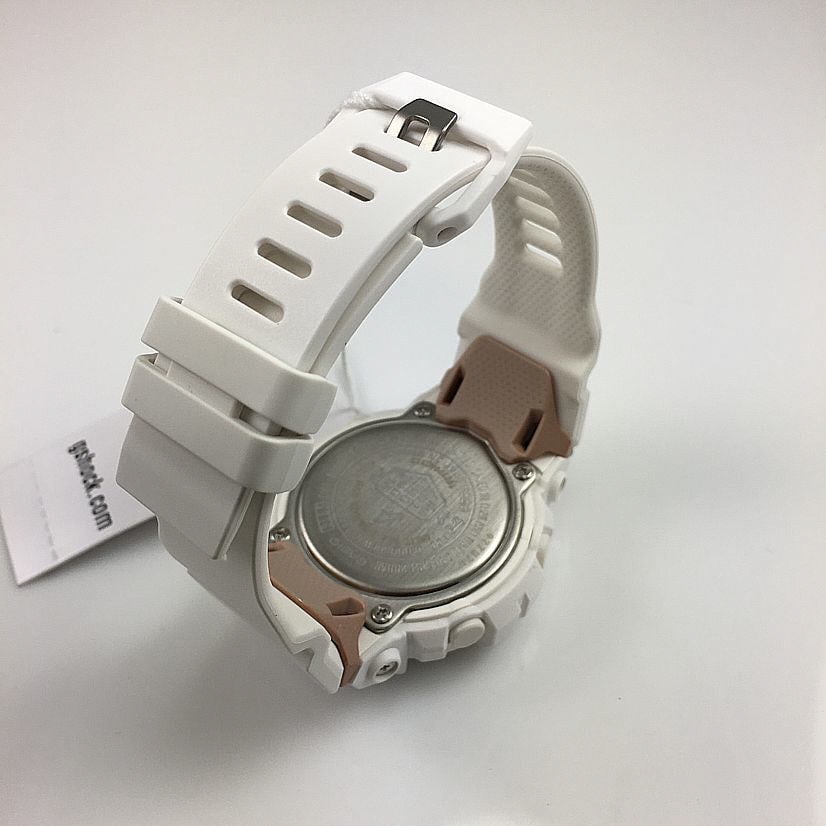 Casio G-Shock Women's Fitness Tracker Bluetooth Shock Resistant 200 Meter Water Resistant Watch, ( Model GMA-B800-7ACR)