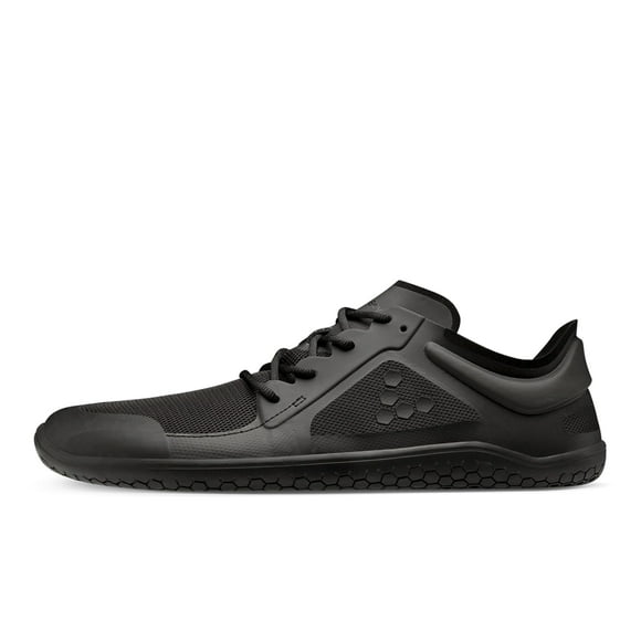 Vivobarefoot Primus Lite III, Chaussure Légère Respirante Vegan pour Femmes avec Semelle Pieds Nus Obsidienne