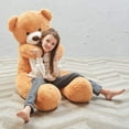 thumbnail image 6 of MorisMos Giant Teddy Bear 55" Stuffed Animal Soft Big Bear Plush Toy, 6 of 8