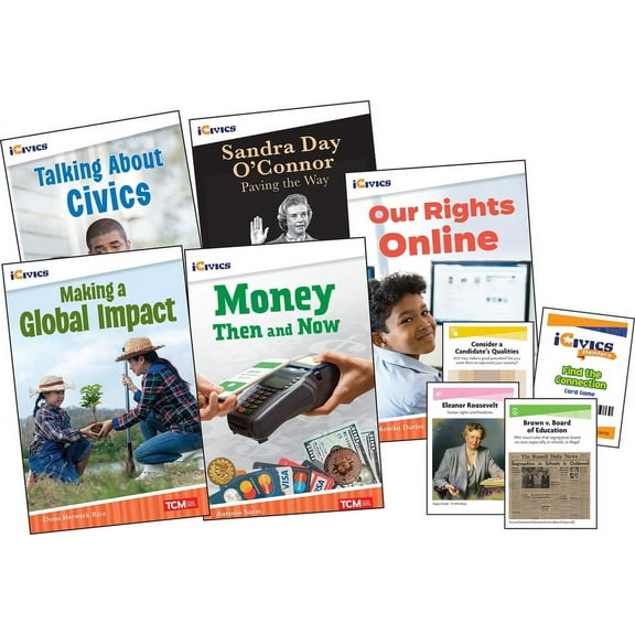 Icivics: Icivics Grade 5: Community & Social Awareness 5-Book Set   Game Cards (Other)