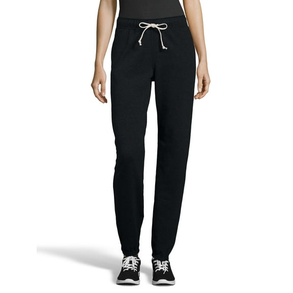 Hanes Women's Luxe Collection Lightweight Fleece Sweatpant with Pockets