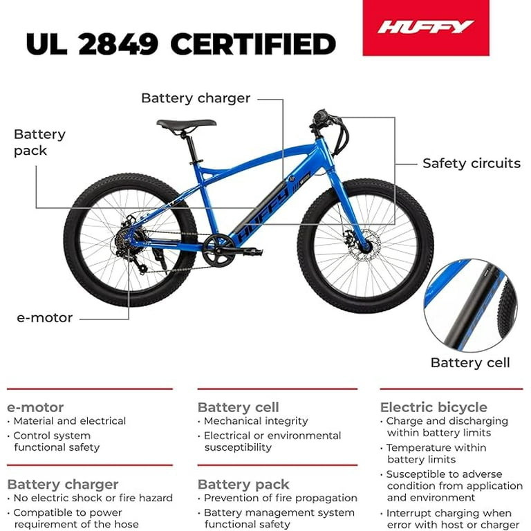 electric bicycle specifications Huffy 24