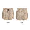 thumbnail image 3 of Balery Tortilla Pantalones cortos deportivos para mujer con forro y dos bolsillos, elásticos, para entrenamiento, gimnasio, yoga-Large, 3 of 7