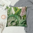 thumbnail image 2 of COMIO  Tropical Leaves Pillow Covers Banana Leaves Cushion Covers Green Plant Pillow Cases Summer Decorative Pillows for Couch, 2 of 5