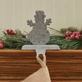 thumbnail image 2 of Park Designs Galvanized Snowman Stocking Hanger 5"H, 2 of 3