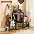 thumbnail image 3 of Soporte para tocadiscos INHABIT UNION con soporte para guitarra y almacenamiento, 3 of 8