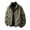 Army Green, variant on Men's Athletic Windbreaker Shell Jacket Stand Collar Water Repellent Active Coat with Pockets for Golf Running Travel Fall, Army Green, XL