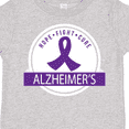 thumbnail image 4 of Inktastic Alzheimers Awareness Month Hope Fight Cure Boys or Girls Toddler T-Shirt, 4 of 5