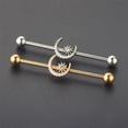 thumbnail image 6 of Industrial Barbell Earrings,Stainless Steel Bar Tentacle Wrapped Ear Piercing Jewelry for Birthday, Christmas Day, Anniversary Day, Valentine's Day, Wedding, 6 of 7