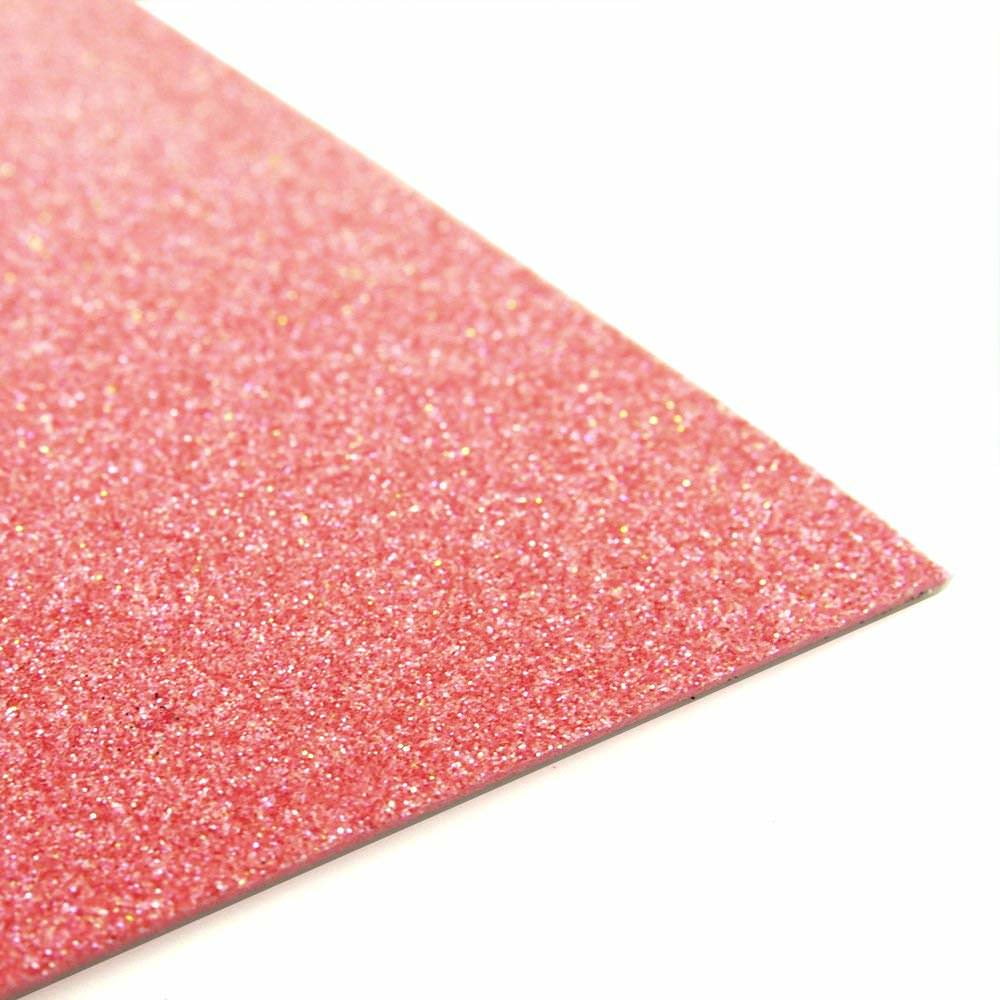Glitter EVA Foam Sheets Arts and Crafts, 12"x18" 2MM, 10Piece Light