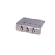 thumbnail image 5 of Puente de silla de de rodillo de guitarra de 3 cuerdas con tornillos de puente de 4 piezas de llaves Piezas de instrumentos de cuerda Plata CUTICAT Guitar Roller Saddle Bridge, 5 of 8