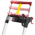 thumbnail image 2 of Hailo Folding 6 Step Non-Slip Ladder for Home & Kitchen, L100, Silver/Black, 2 of 11