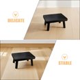 thumbnail image 4 of Shisuyan Rectangular Wood Stool: Small Furniture Tea Coffee Table Japanese Style Low Tea Table For Floor Bedroom Bay Window Tea Room, 4 of 8