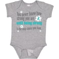 thumbnail image 3 of Inktastic Ovarian Cancer Being Strong Girls Baby Bodysuit, 3 of 5