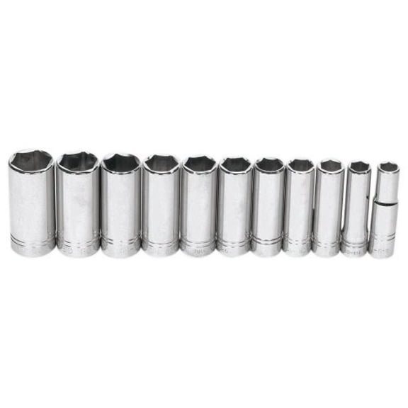 Williams WSSD-11HRC 11-Piece 1/2-Inch Drive Deep 6 Point Socket Set