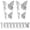White, variant on 2026 12-Pack Blue Mirror Butterfly Wall Decals – 3D Lifelike Peel-and-Stick Decor for Bedroom, Kids Room & Photo Studio, 11x10cm