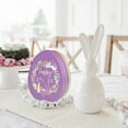 thumbnail image 5 of Easter Iron Egg Shaped Box - Colorful Bunny Design Candy and Chocolate Storage Container for Party Favors and Gift Giving, 5 of 6