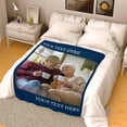 thumbnail image 5 of Personalized Collage Throw Blanket with Photo Text, Customized Picture Collage Throw Blanket for Birthday Customized Picture Bed Blanket for Boyfriend Girlfriend Anniversary Blankets, 5 of 5