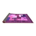 thumbnail image 2 of Ahgly Company Indoor Rectangle Abstract Purple Contemporary Area Rugs, 2' x 5', 2 of 4