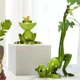 thumbnail image 3 of Figuras de rana de yoga, decoración de ranas, pareja de ranas, ranas deportivas, adornos de escritorio, artesanías de resina para decoración del hogar, 3 of 5