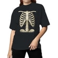 thumbnail image 2 of Vintage Ribcage Skeleton Illustration Women's T-shirt, 2 of 3