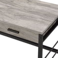 thumbnail image 2 of Newboti Disho Light Weathered Oak & Black Finish Writing Desk W/USB 333220853735976, 2 of 11