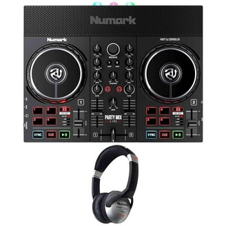 Numark Party Mix II - DJ Controller Set with USB Audio, Built-In