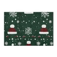 thumbnail image 7 of Yayeee Bath Rug for Bathroom Floor Non Slip Rectangle Fluffy Soft Absorbent Mat, 16"x24", Christmas Santa Hats, 7 of 7