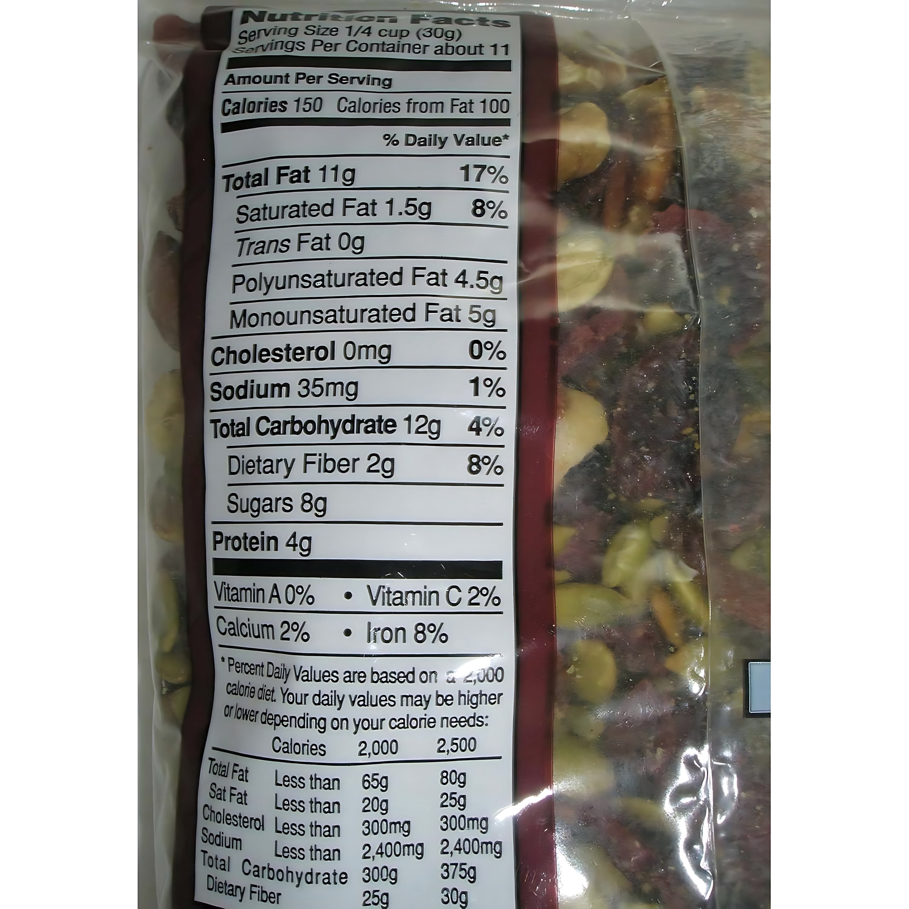 Pack of 3 Trader Joe's Omega Trek Mix - Nutritious Trail Mix, 12 oz