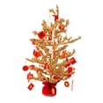 thumbnail image 1 of Adorno de Feng Shui decoración estatua escritorio con tarjetas colgantes Gloria Arte tradicional Bienvenida Primavera año árbol de frutas, 1 of 9