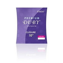 OUTRE PREMIUM DUBY 100% HUMAN HAIR HH DUBY CLOSURE 10 INCH (1B)